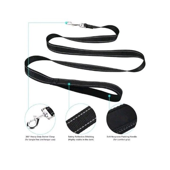 Dog Birthday Party Supplies Paw Print Balloons w Neoprene Padded Collar/Leash - Picture 8 of 12